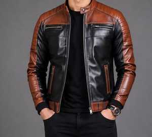 Chaqueta de Cuero para Hombre de Primera Calidad - Product Image 1