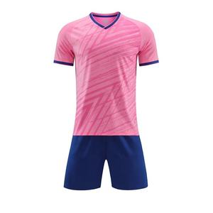 เสื้อฟุตบอลแบบกำหนดเอง ชื่อทีมและหมายเลขส่วนตัว ผ้าโพลีเอสเตอร์ 100% แบบสั้น สำหรับผู้ใหญ่ แห้งเร็ว ชุดกีฬาสำหรับฟุตบอล - Product Image 5