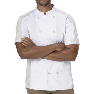 Chaqueta de Uniforme de Hotel Personalizada, Elegante, de Secado Rápido, Transpirable, de Spandex/Poliéster, Unisex, Manga Larga, con Logotipo Personalizado, para Todas las Temporadas, para Restaurante - Product Image 1