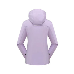 Chaqueta de Forro Polar con Capucha para Hombre, Cortavientos, Cierre de Cremallera, Color Sólido, Ropa Casual para Exteriores, Temporada de Otoño, Corte Regular, Exterior de Poliéster - Product Image 2