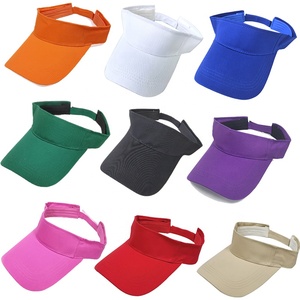Wholesale Sports Sun Dark <b>Red</b> Visor Hat Women Men Adjustable Clip on Visors Outdoor Golf Beach Cap - Product Image 3