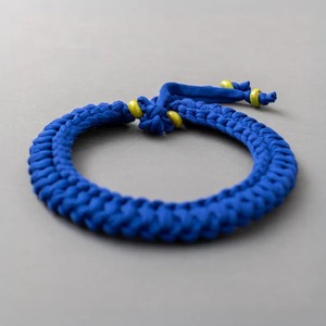 Collar de Cuentas Hecho a Mano con Tela de Algodón Orgánico Vintage para Mujer, Diseño Clásico con Forma de Corazón - Product Image 1