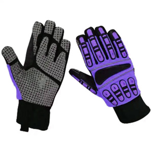 Guantes de Mecánico de Cuero Sintético Amara de Primera Calidad con Protección Contra Impactos, Forro Nomex, Certificación CE, Elásticos y Seguros - Product Image 2