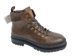 Botas de Combate Dlords Grant Brown de Cuero Genuino, Altura al Tobillo, con Cordones, Suela de Goma, Entresuela de EVA, Antideslizantes, para Todas las Estaciones - Product Image 1