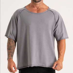 เสื้อยืดออกกำลังกายผู้ชาย คอกลม แขนสั้น ทรงปกติ ผ้าฝ้าย 100% ระบายอากาศได้ดี บีบอัดรักษ์โลก สวมใส่สบาย - Product Image 4