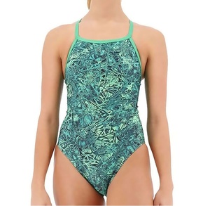 Maillot de bain une pièce de qualité supérieure pour femme, couleur unie, grande taille, style unique, personnalisable avec logo OEM - Product Image 5