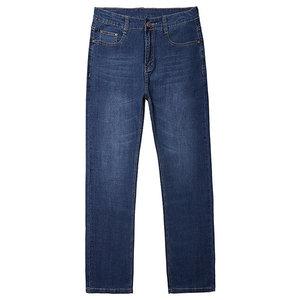 Jeans de Mezclilla para Hombre de Alta Calidad al por Mayor, Corte Ajustado, Elásticos, de Algodón, Pierna Recta, Tela Suave, Transpirable y Ecológica - Product Image 1