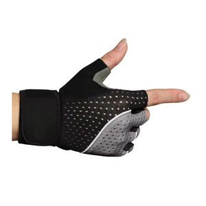 Compression Straight Cuff Fingerless <b>Weight</b> Lifting <b>Gloves</b> Breathable Durable Hand <b>Gloves</b> Unisex Cycling Gym <b>Gloves</b> Men - Product Image 3