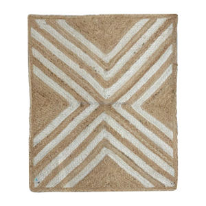 Tapis d'extérieur en jute écologique et abordable Rectangle de haute qualité Tapis de jute carré tissé bohème Cercle du fournisseur indien - Product Image 5