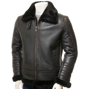 Veste en cuir véritable pour homme, tendance streetwear, imperméable et coupe-vent, vêtement d'extérieur élégant, vente chaude - Product Image 1