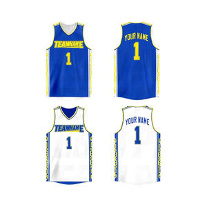 Maillots de basket-ball personnalisés en gros, vêtements de sport respirants, maillots de basket-ball d'été imprimés en polyester, haute qualité, service OEM - Product Image 6