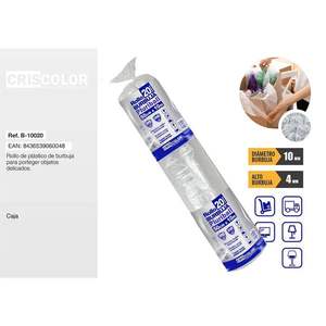 Rollo de Plástico de Burbujas de Aire de 100CM*20M, Material de Amortiguación Protector de Espuma, Rollo de Burbujas - Product Image 1