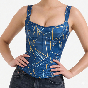 Blusas básicas universales para mujer, camisa sin mangas de mezcla de algodón ligera para uso diario, blusa para mujer - Product Image 3