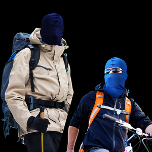 Balaclava unisexe personnalisable avec logo, imperméable, coupe-vent, chaude, pour sports et usage quotidien, masque de ski d'hiver avec trous - Product Image 6