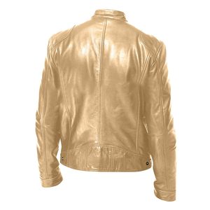 Modern Retro Style Vintage <b>Men's</b> Plus Size <b>Leather</b> <b>Jacket</b> with Quilted Lining Waterproof Winter Motorcycle <b>jacket</b> for <b>men</b> - Product Image 2