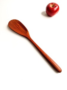 Cuchara de servir de madera, accesorios de cocina ecológicos, cuchara larga de madera para mezclar y servir, cuchara de madera. - Product Image 6