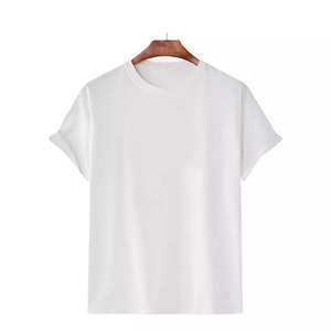 100% Cotton Clush Industries Men's T-Shirts Custom Printing OEM Logo <b>Plain</b> Blank Crewneck Solid Color Short Sleeve Quick Dry - Product Image 1