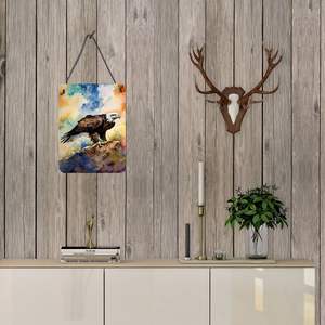 Eagle Wall Door Hanging Prints New 12x16 Multicolor Aluminum Metal Sign for <b>Kitchen</b> Bar Bathroom Home Decor Front Door <b>Plaque</b> - Product Image 3