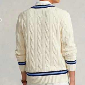 Pulls de cricket pour hommes à manches longues, toutes tailles, couleurs et décorations brodées, faible MOQ, best-seller, haute qualité, faciles à porter - Product Image 2