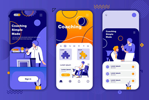 Servicio de Coaching para Kits de UI de Aplicaciones Móviles, Plantilla de Diseño, Maquetas de Pantalla Responsivas para Android iOS - Product Image 1