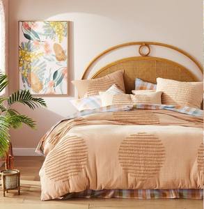 High Quality Rustic Rattan <b>Headboard</b> for Bed Modern Design Bedhead King <b>Queen</b> Bedroom Furniture made in Vietnam - Product Image 4