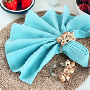 แหวนผ้าเช็ดปากเปลือกวัวทำมืออินเดียสำหรับร้านอาหารใช้ในครัวบ้านโต๊ะรับประทานอาหารวัตถุประสงค์ขายส่ง - Product Image 3