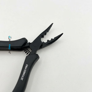 Hair Pliers Curved Head Teeth 3 Holes <b>Micro</b> and Nano Beads Ring Links Feather Hair <b>Extension</b> Tools Plier OEM Service - Product Image 6