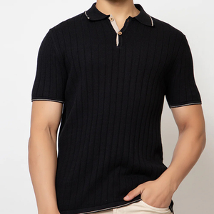 Camisetas Polo de Color Sólido, Nuevo Estilo para Hombre, en Grandes Cantidades, para Verano, Tallas Grandes, con MOQ Bajo - Product Image 3