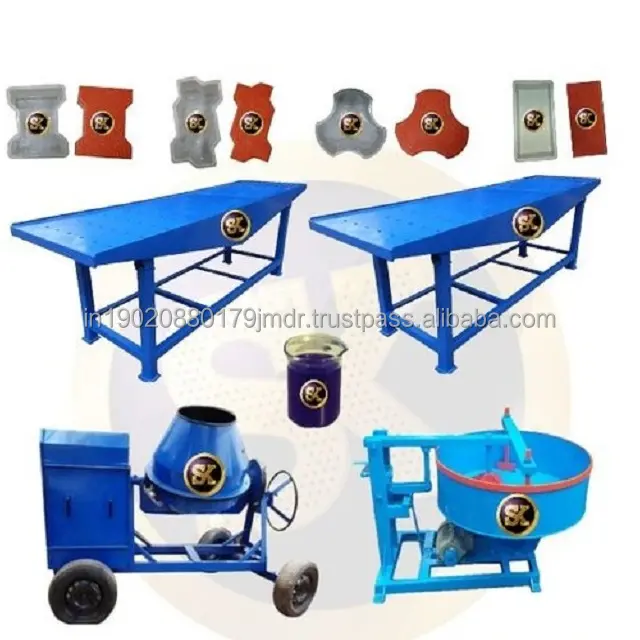Promotion price 2022 hot sale Mild Steel Table Vibrator Paver Block Making Machines For Industrial