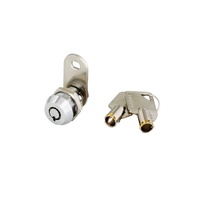 Serrure tubulaire moderne en zinc moulé sous pression avec clé, pour tiroirs, meubles, bureaux, hôtels, chambres, hôpitaux, cuisines