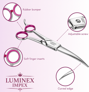 Ciseaux professionnels pour toilettage des animaux, pour couper les poils des animaux, ciseaux de toilettage pour une coupe lisse et facile, professionnels - Product Image 1