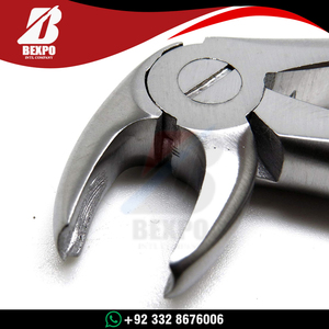 Pinzas Dentales con Empuñadura Moleteada para Extracción de Dientes, Instrumento Quirúrgico Alemán de Acero Inoxidable 2026 - Product Image 5