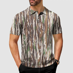 Nueva Tendencia de Moda, Camiseta Deportiva de Secado Rápido y Transpirable, Polo de Punto Personalizado para Hombre - Product Image 2