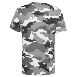 T-shirt tactique camouflage 100% polyester, T-shirt camouflage numérique, T-shirt de sécurité à col en V, coton respirant et écologique - Product Image 6