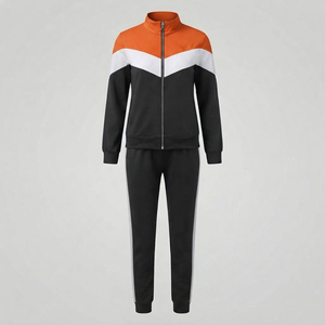 Ensemble de survêtement décontracté pour femme en deux pièces, matière légère, texture douce et confortable, coupe décontractée, respirant, avec fermeture éclair, de qualité supérieure - Product Image 5