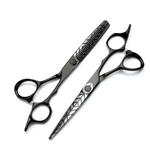 Ciseaux de coiffure 6'' en acier inoxydable JP, ensemble de ciseaux de barbier professionnels pour la coupe de cheveux, avec sac inclus - Product Image 4