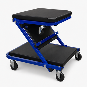Utility Mechanical Garage Rolling <b>Bed</b> with Wheels Convertible Creeper 350lb Load Folding Garage Automotive Creeper GAPSTL012 - Product Image 1