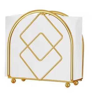 Heavy Duty Modern Metal Napkin Stand For Dining Table And <b>Kitchen</b> Elegant <b>Tissue</b> <b>Holder</b> For Home Office And Restaurant - Product Image 3