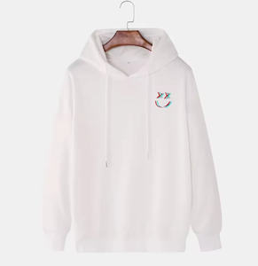 เสื้อฮู้ดผ้าฟลีซคอตตอนคุณภาพสูง 100% พิมพ์ลายดิจิทัล ระบายอากาศได้ดี เหมาะสำหรับใส่ลำลองในฤดูหนาว สไตล์สตรีทแวร์ - Product Image 4