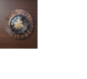 Reloj de pared de madera vintage - Product Image 1