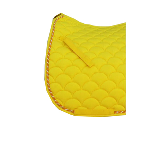 Tapis de selle de dressage pour chevaux sur mesure, de haute qualité, couleurs personnalisées, vente en gros, jaune, tapis de selle polyvalent - Product Image 5