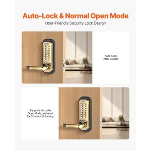 Serrature meccaniche per accesso sicuro 14 chiavi per recinzione esterna senza chiave - Product Image 5