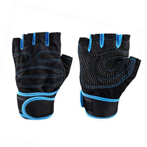 Guantes de Gimnasio Profesionales de Medio Dedo, Antideslizantes, Impermeables, Transpirables, con Correa Ajustable para la Muñeca, Soporte para Levantamiento de Pesas y Deportes - Product Image 1