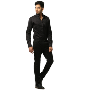 Chemises à manches longues pour hommes, design personnalisé, tissu satiné polyester/coton, vêtements décontractés pour la plage, vacances, fabriquées en Inde - Product Image 6