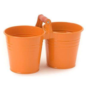 Pots de fleurs décoratifs en métal modernes, très vendus, de haute qualité avec une finition attrayante, nouveau design Inde pour application en jardin - Product Image 3