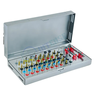 Kit Quirúrgico de Implantes Dentales de Acero Inoxidable con Certificación CE, 52 Piezas, Llave Dinamométrica Eléctrica, Trepanos, Brocas Cónicas y Hexagonales Guiados - Product Image 3