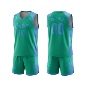 Ensemble de maillots de basket-ball en gros pour jeunes, tenues de sport internationales, maillots domicile et extérieur unisexes - Product Image 3