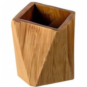 Square wooden <b>tissue</b> <b>holder</b> size 4 x 4 x 6 inch handmade vertical <b>box</b> for standard <b>tissues</b> - Product Image 2