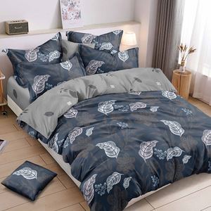 Parures de draps imprimées modernes pour la maison, ensemble de literie en polyester 4 pièces - Product Image 4