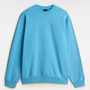 Men's Premium Quality 100% Cotton Custom <b>Fleece</b> Crewneck Sweatshirt Regular Fit Unisex Sizing Ribbed Hoodies Men's Sweatshirts - Product Image 1